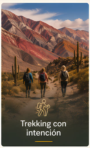 Trekking con intención entre cerros